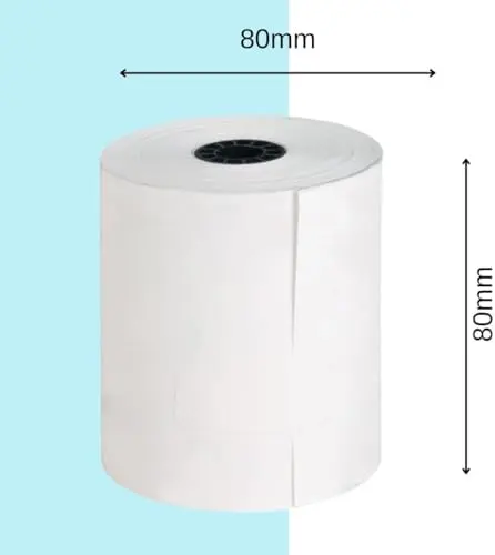 80 mm printer papier (thermisch) x 5 stuks